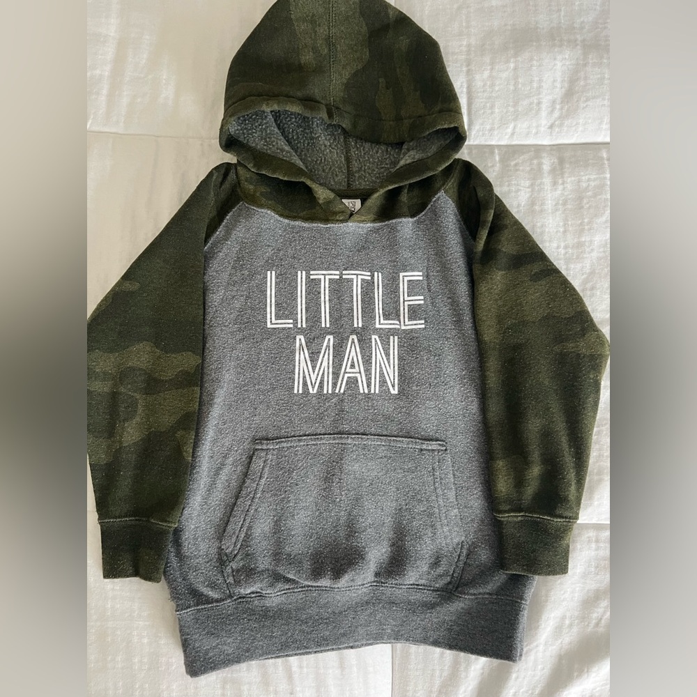 Two sweatshirts , one for momma and one for little man
